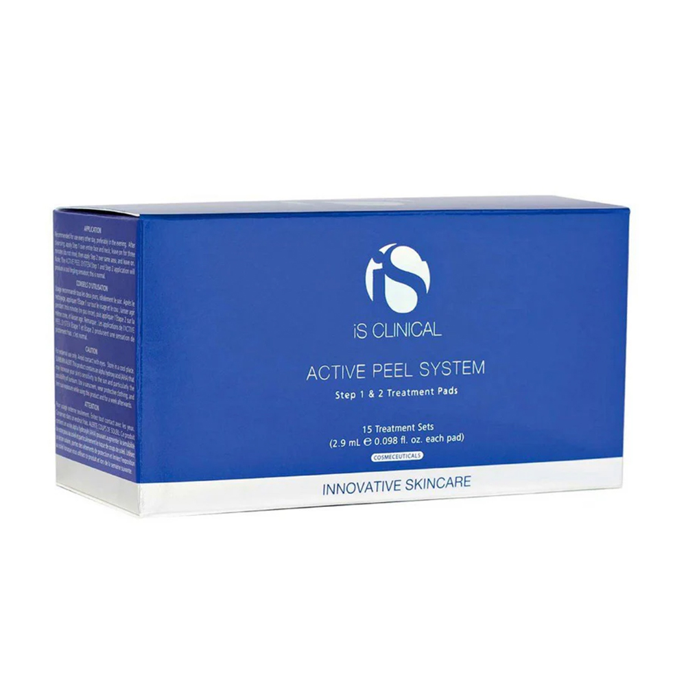 Активна система для домашнього догляду обличчя iS Clinical Active Peel System (крок 1, 15 шт + крок 2, 15 шт)